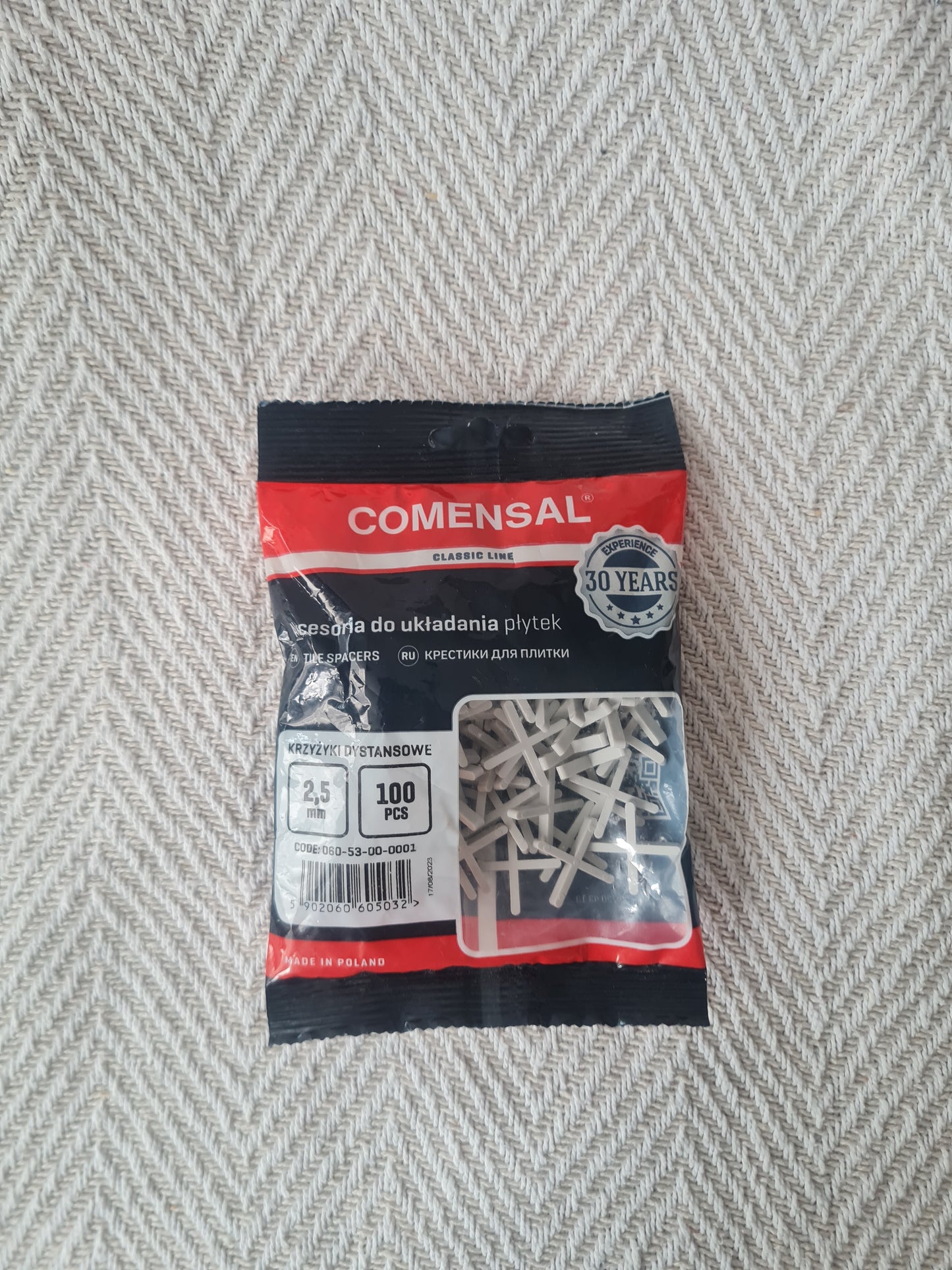 Croisillons pour Carrelage – COMENSAL 25 mm (100 pièces)