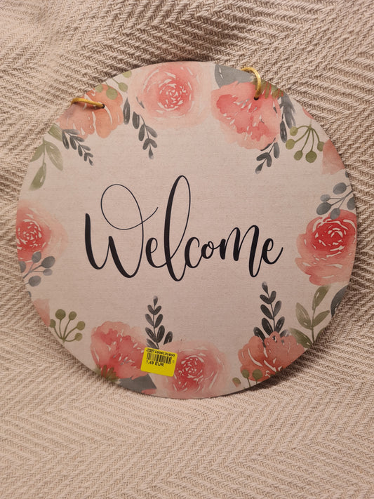 Panneau décoratif "Welcome"