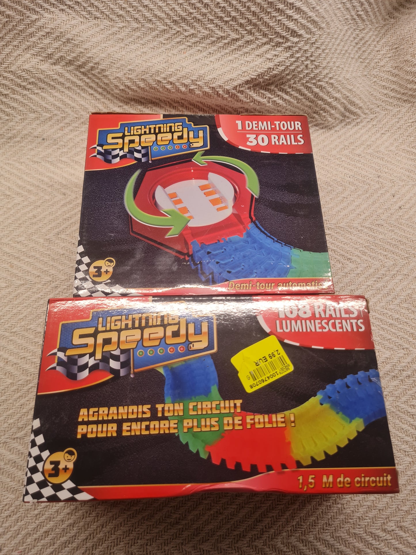 Coffrets Lightning Speedy – Circuits lumineux & demi-tour