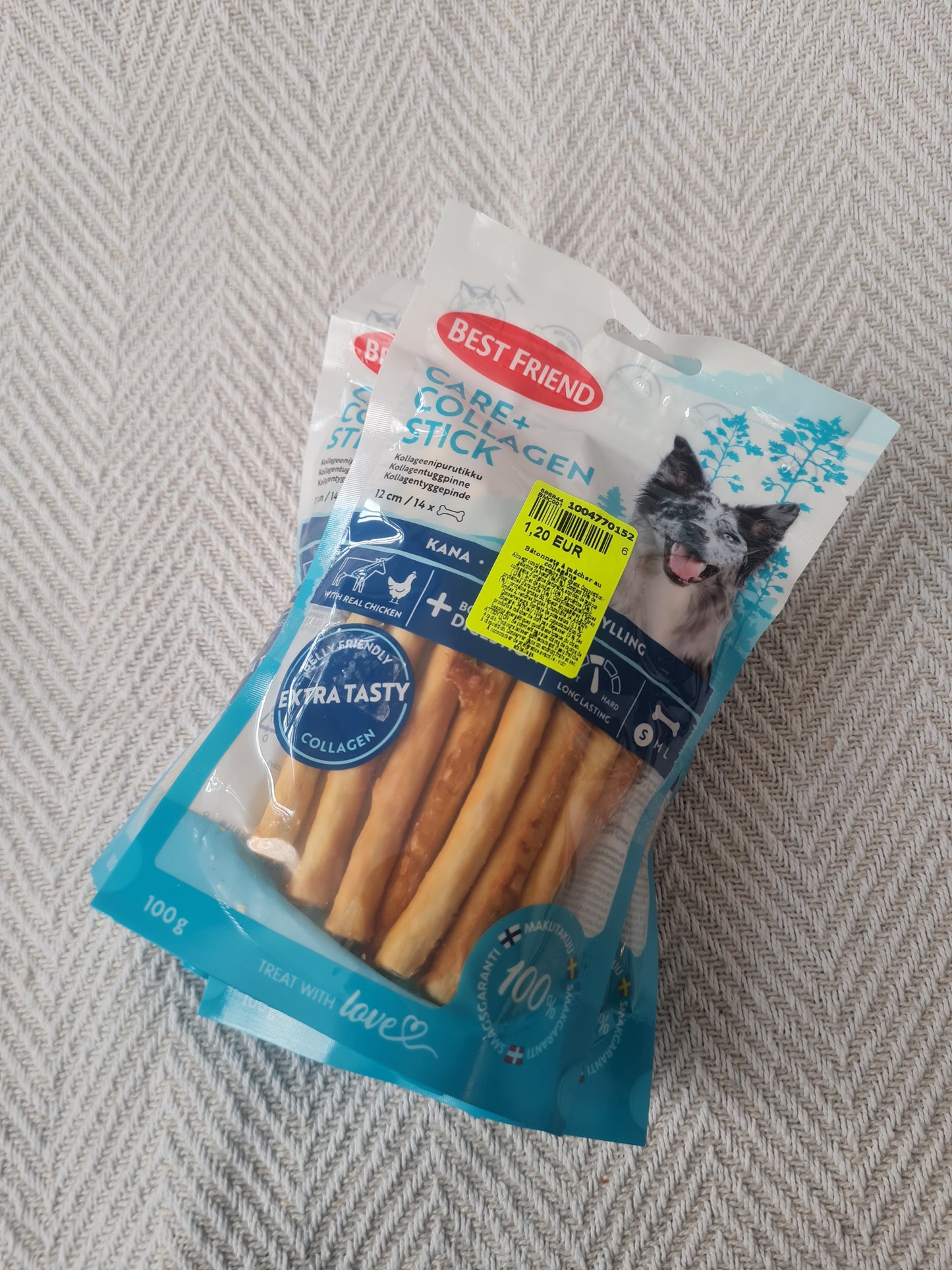 lot de 6 paquets de Friandises sticks pour Chiens