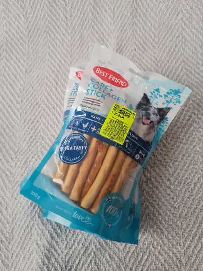 lot de 6 paquets de Friandises sticks pour Chiens