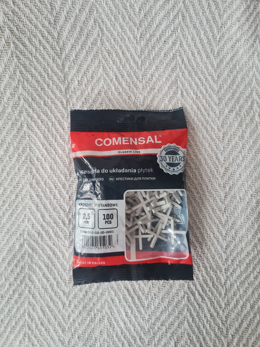 Croisillons pour Carrelage – COMENSAL 25 mm (100 pièces)