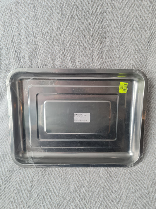 Plat de four rectangulaire en inox