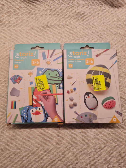 Kits créatifs “storiz!” – Activités manuelles pour enfants (3–6 ans)