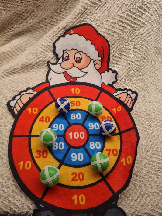 Jeu de fléchettes Père Noël – Velcro & balles